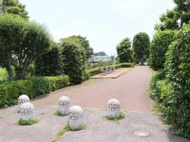 かつてホフマン輪窯から深谷駅まで通っていた専用線は、現在遊歩道として整備され、深谷市民の運動と憩いの場として利用されています。