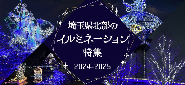 埼玉県北部のイルミネーション 2024-2025